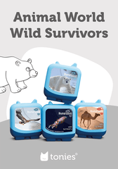 Animal World Wild Survivors Clever Tonies - 4 Pack