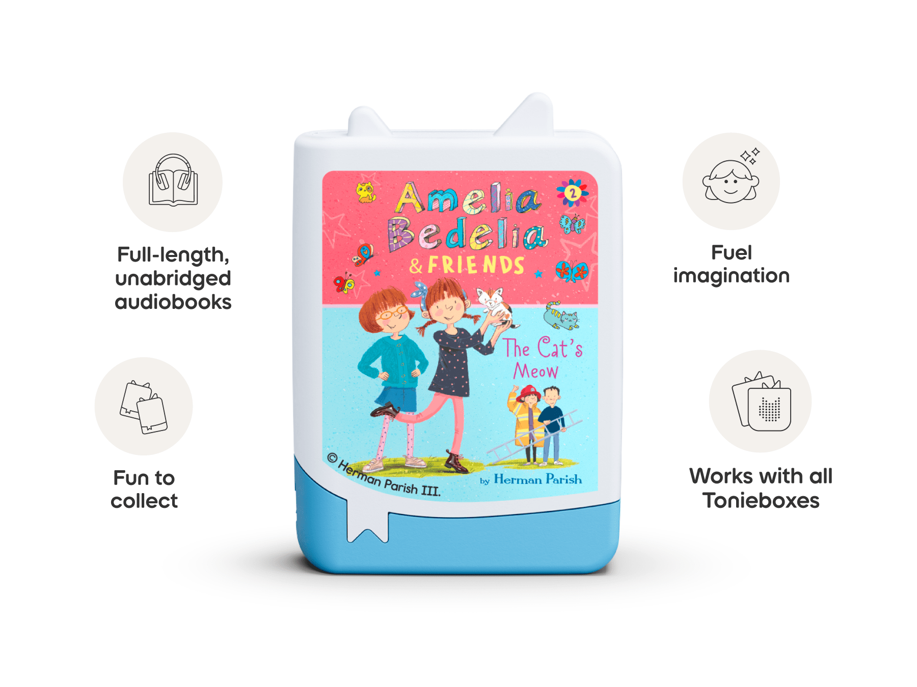 Amelia Bedelia & Friends Audiobook Tonies - 4 Pack