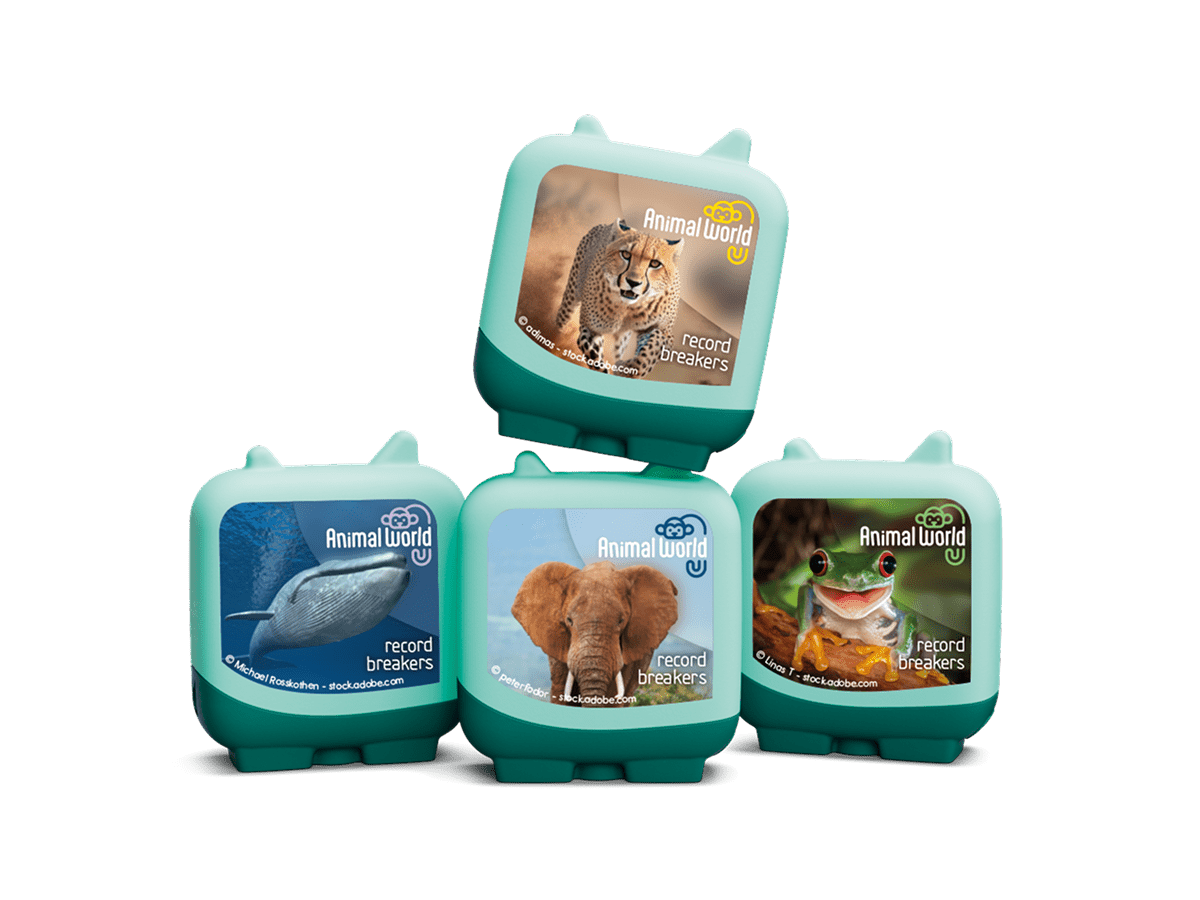 Animal World Record Breakers Clever Tonies - 4 Pack