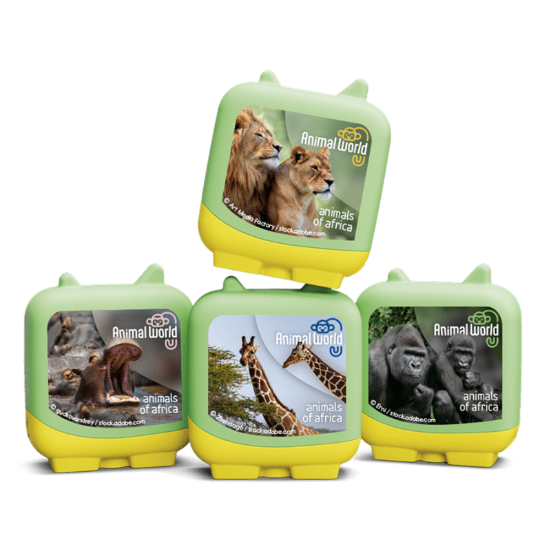 Animal World Animals of Africa Clever Tonies - 4 Pack