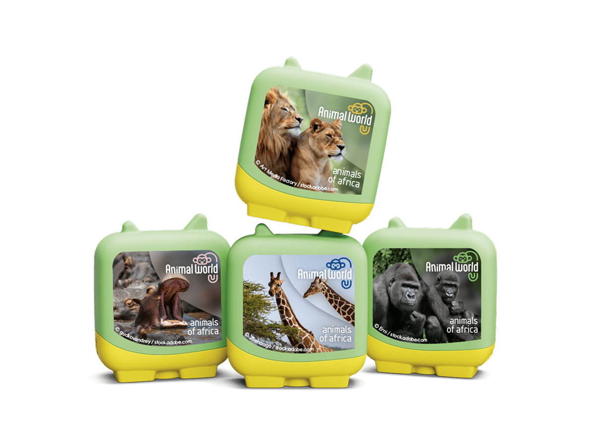 Animal World Animals of Africa Clever Tonies - 4 Pack