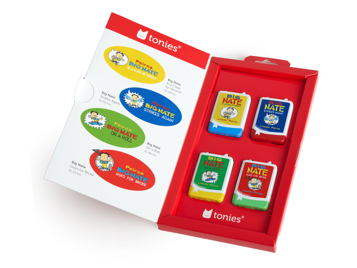 Big Nate Audiobook Tonies - 4 Pack