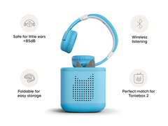 Bluetooth Headphones: Sky Blue