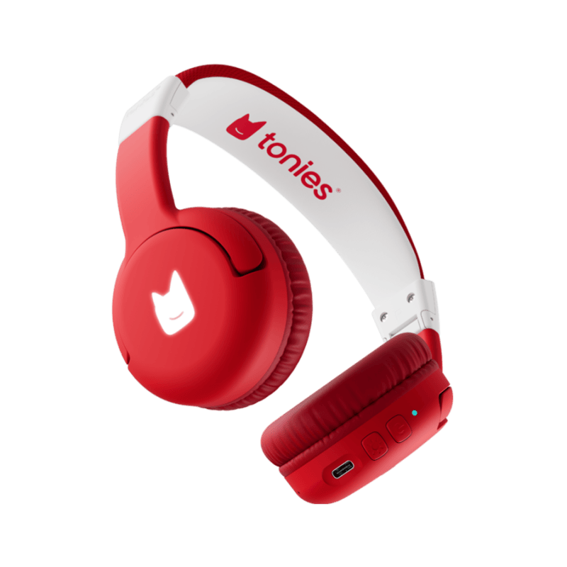 Bluetooth Headphones: Sunset Red