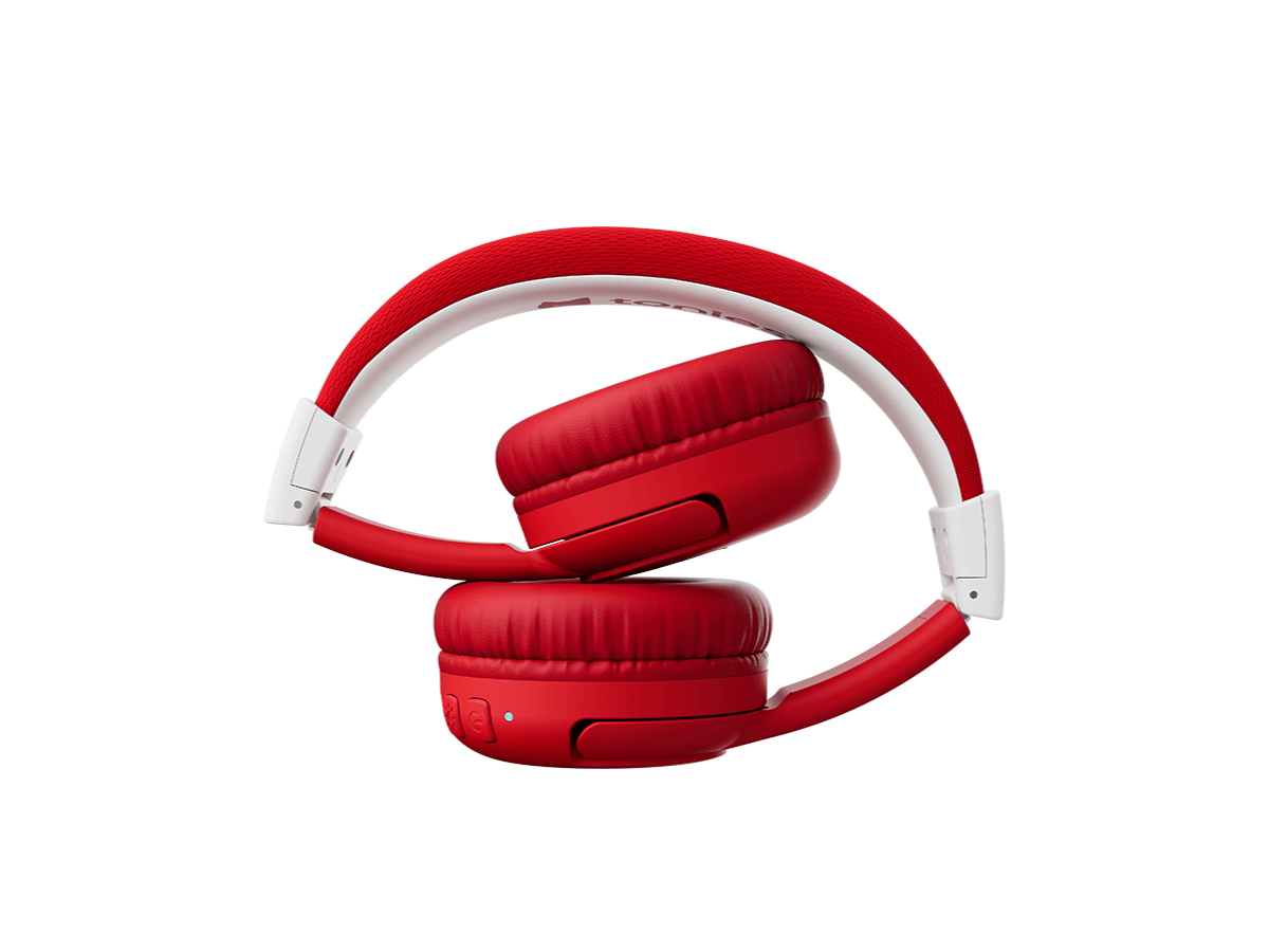 Bluetooth Headphones: Sunset Red