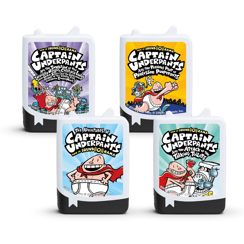 Captain Underpants Audiobook Tonies - 4 Pack