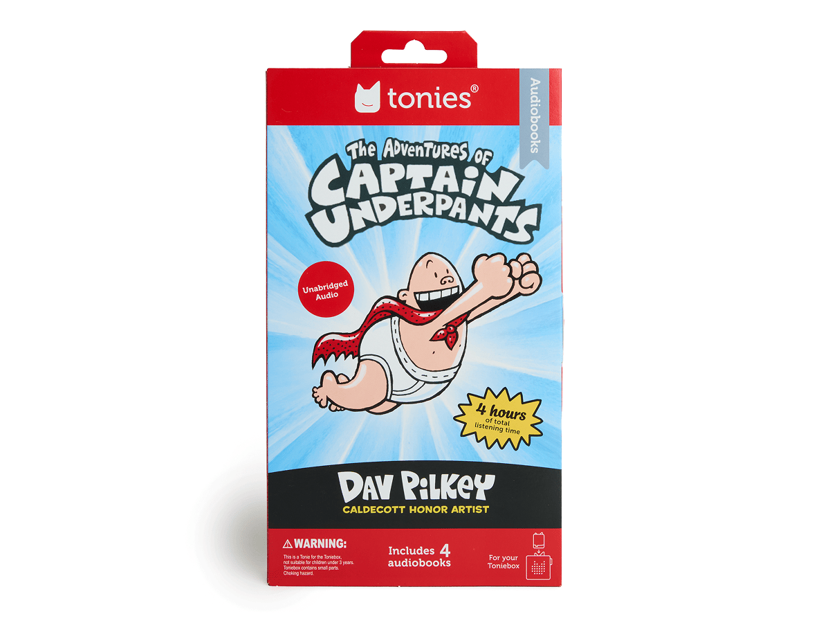 Captain Underpants Audiobook Tonies - 4 Pack