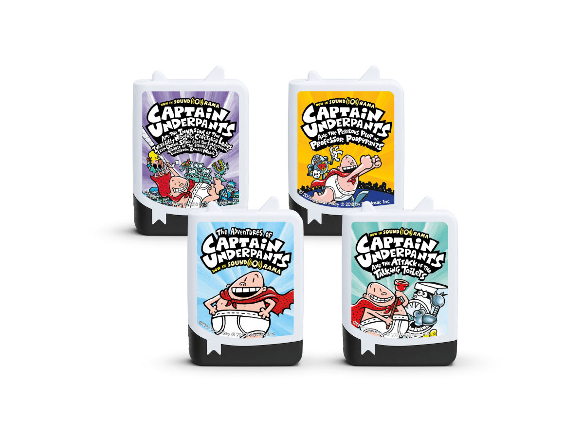 Captain Underpants Audiobook Tonies - 4 Pack
