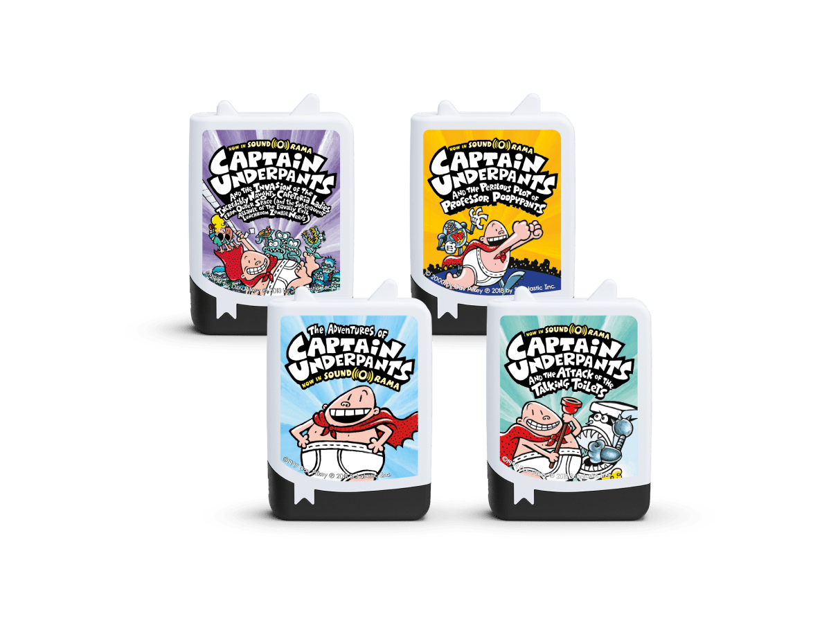 Captain Underpants Audiobook Tonies - 4 Pack