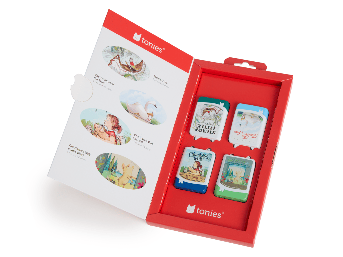 E.B. White Collection Audiobook Tonies - 4 Pack