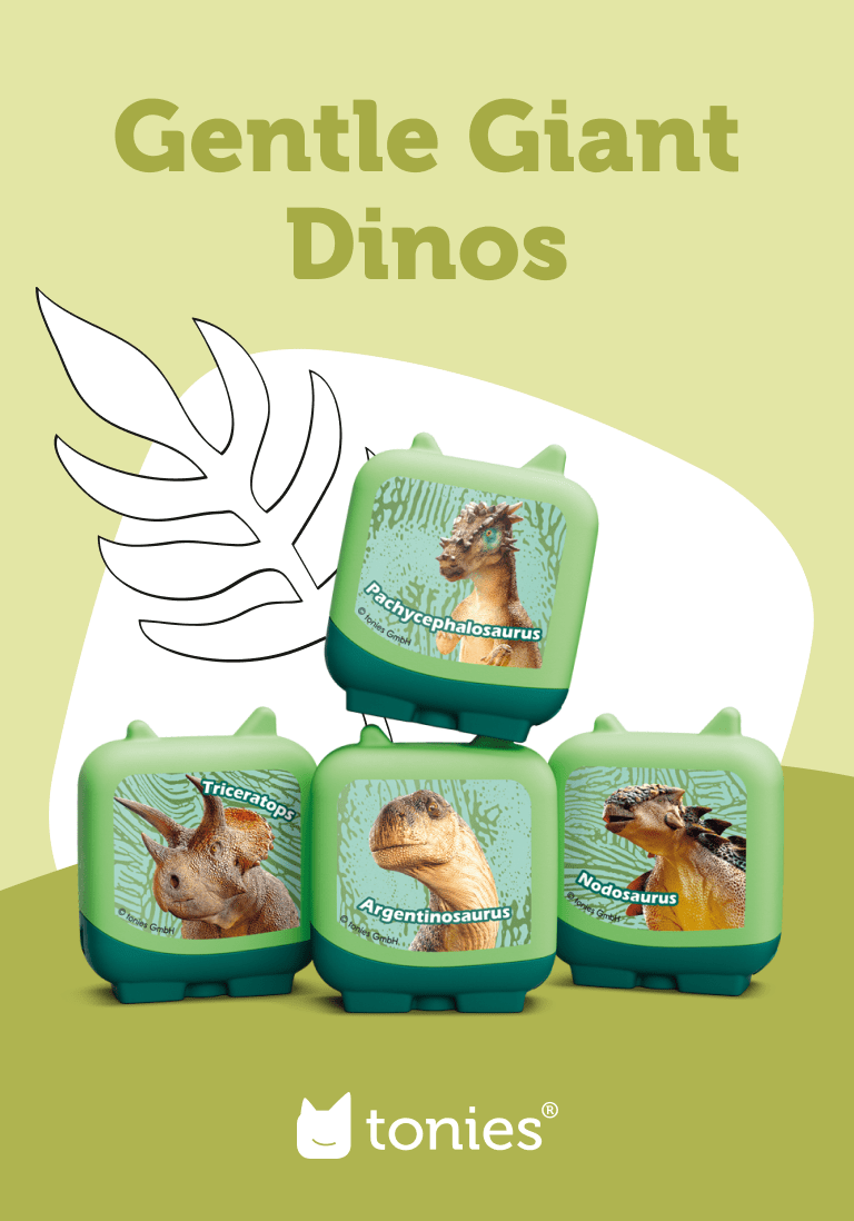 Gentle Giant Dinosaurs Clever Tonies - 4 Pack