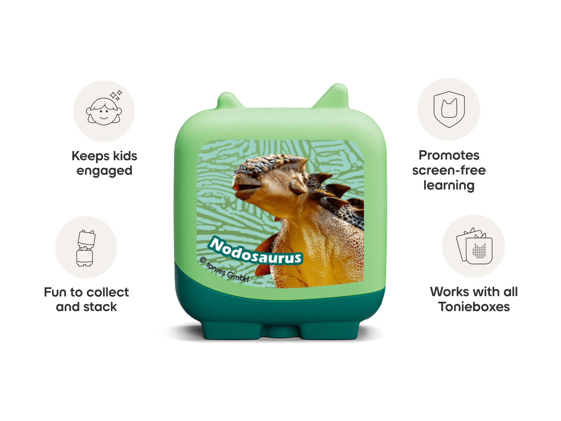 Gentle Giant Dinosaurs Clever Tonies - 4 Pack