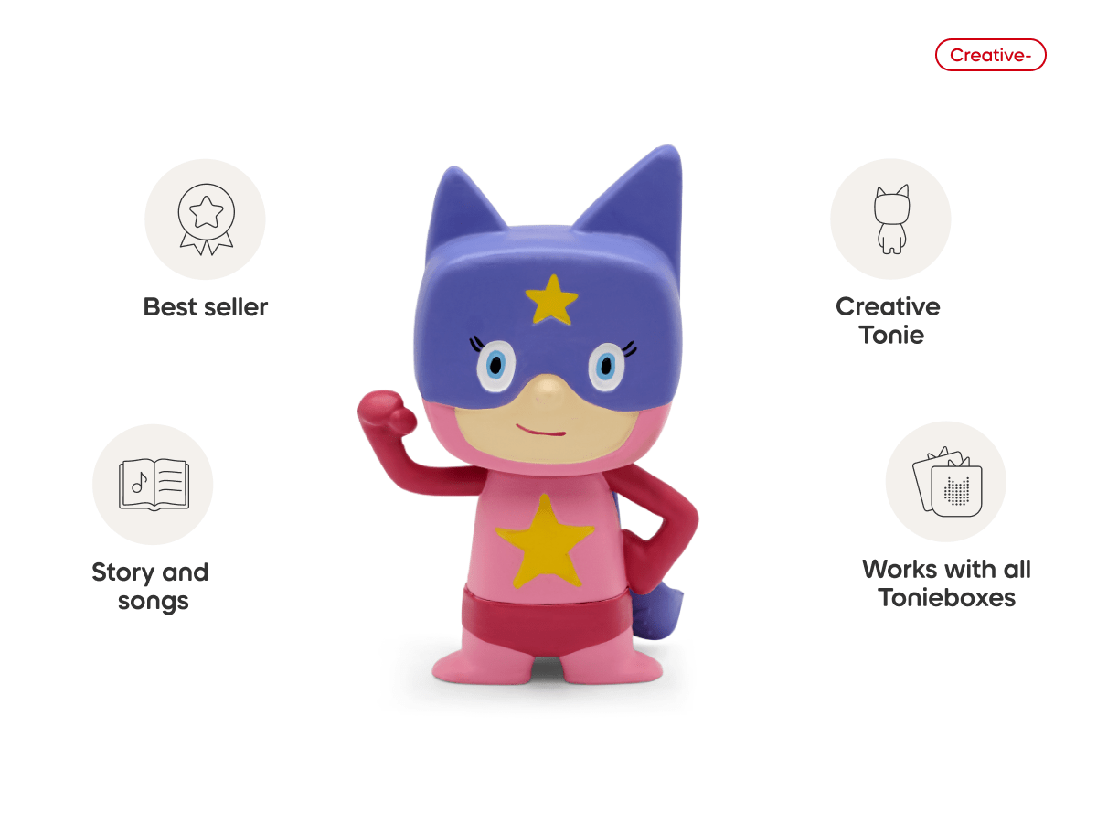 Pink & Purple Superhero Creative-Tonie