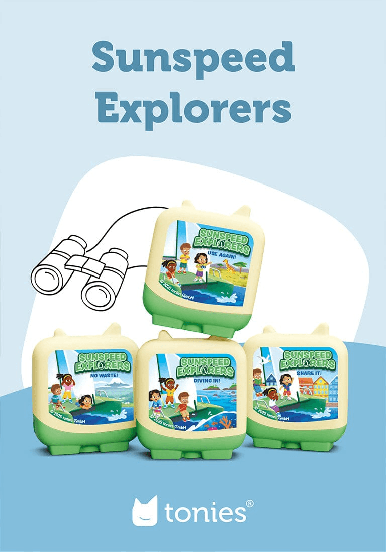 Sunspeed Explorers Clever Tonies - 4 Pack