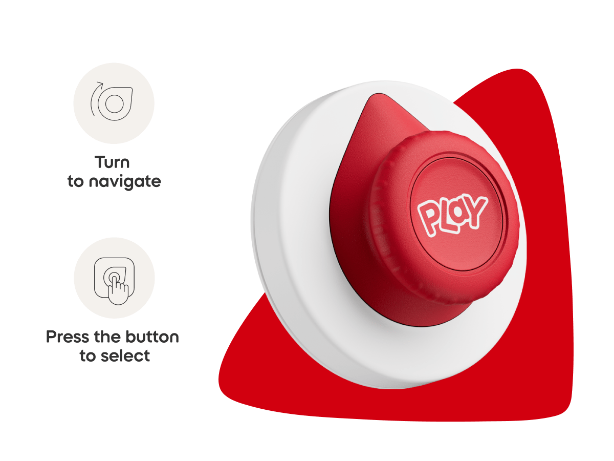 Disney Winnie the Pooh Toniebox 2 Play Set - Sunset Red