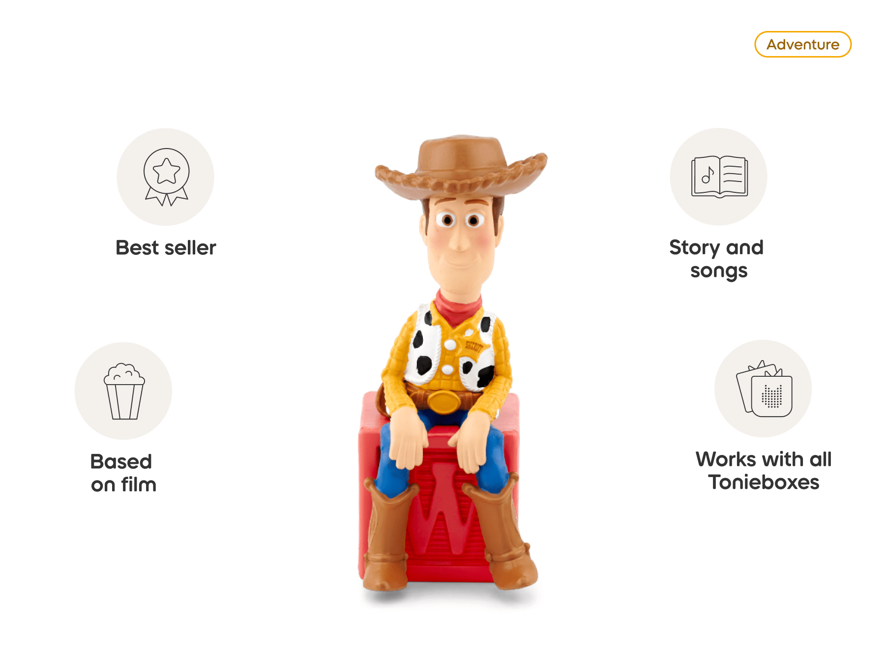 Disney & Pixar Toy Story: Woody Tonie
